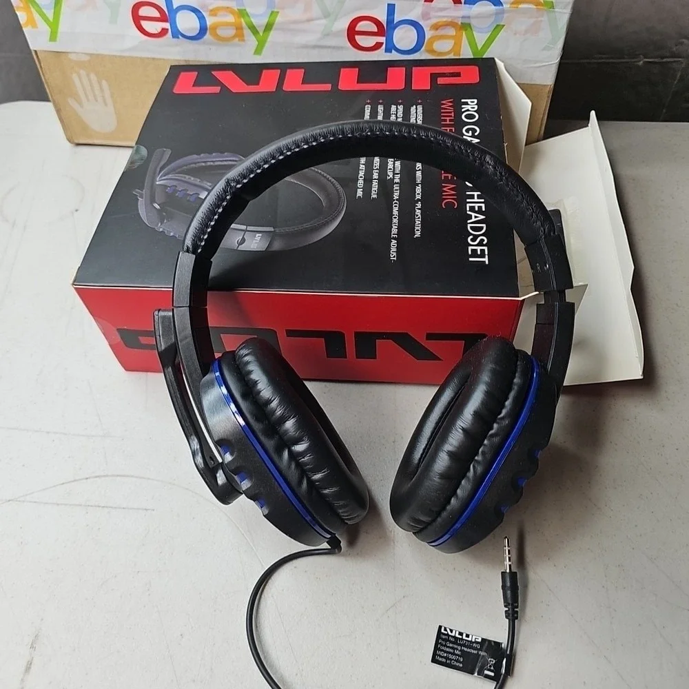 LVLUP Pro Gaming Headset Foldable Mic - Compatible (44)